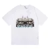 デザイナーショーツRhudeショートサマーファッションビーチショートスリーブシャツカジュアルTシャツRhudeTシャツブルーブラックメッシュショーツトップトラックスーツパンツ