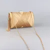 Axelväskor Tassel Pendant Silk Evening Bag Clutch Purse For Bride Wedding Prom Night Party Crossbody Gold Luxury Handbags 2024