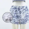 lu lu Women's lemons yoga shorts Track That camouflage leopard print running quick drying lining