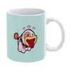 Tasses Poochy tasse blanche café après-midi thé tasses de noël en céramique 330ml pour chiot chiots Yoshis Craft