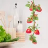 파티 장식 과일 시뮬레이션 딸기 홈 장식 생명선 화환 포도 나무 인공