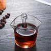 Copos de vinho 50/75/100ml, copo de medição de café expresso com alça de madeira, bico duplo/único, vidro transparente, resistente ao calor, retrô, jarro de leite