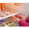 Garrafas de armazenamento slide cozinha geladeira organizador recipientes sob prateleira gaveta frutas caixa alimentos rack titular ferramenta