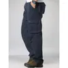 Pantalon Cargo décontracté pour hommes, multi-poches, vêtements d'extérieur tactiques militaires, pantalons droits, longs, grande taille 42 44