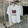 24SS Designer T Shirt Luksusowe męskie T-shirty Bawełny okrągły szyję Haft krótki rękaw