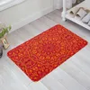 Tapijten etnische rode bloem keuken vloer mat woonkamer decor tapijt tapijt thuis gang ingang deurmat balkon deur anti slip tapijt