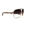 Fashion Classic 0259 For Men Metal Square Gold Frame UV400 Męs