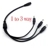 1 Female To 2 3 4 8 Male Splitter Cable DC 12V Power Jack Plug 2.1mm*5.5mm Y Shape Connect Wire For LED Strip CCTV Camera Router