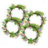 Kwiaty dekoracyjne 4 szt. Pierścień wielkanocny Symulacja wieńca Sprężyna Domowa impreza na zewnątrz papierowy papier letni wieńce z przodu
