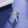 Kolye Küpe Seti Cadılar Düğüm Küpe Yüzüğü Çift Katmanlı Zincir Bilezikler İrlanda Takı