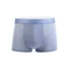 Kontrolle hochwertiger 3pcs/Set Graphenmänner Unterwäsche Slip Man Boxer Shorts AAA Antibakterielle Eisseide Slips Mesh Pause Underpants