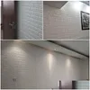 Wallpapers 3D Wallpaper 70Cm 1M Continuous Brick Pattern Sticker Waterproof Home Decoration Self-Adhesive Drop Delivery Dhjcs