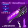 Taraudage Ajustement masturbateur masturbateur homme automatique du pénis d'élargissement érection vibratrice stimulateur stimulateur prostate adulte sexe toys 240402