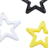 Necklace Earrings Set Hollow Star Spacer Bead Bright Hair Accessory Sweet Five Pointed Cell Phone Keychain For Jewelry Making Bracelet