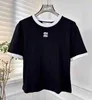 Tasarımcı Kadın T-Shirt Moda Trendi Seksi Premium Kaliteli Moda Kadınlar Knited Üstler Tişört Tshirt Kadın Giyim Bluzları Kolsuz Yelek Tişört Q-M6443