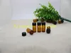 Storage Bottles 100pcs/lot 1ml 2ml 3ml 5ML Small Essential Oil Bottle Amber Mini Glass 1CC Brown Sample Vial