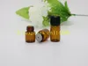 Storage Bottles 100pcs/lot 1ml 2ml 3ml 5ML Small Essential Oil Bottle Amber Mini Glass 1CC Brown Sample Vial