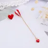 Boucles d'oreilles en peluche 2024 Design Asymétrique Heart For Girls Femmes Trendy Ballon à air mignon Long Fashion Ear Bijoux WX131