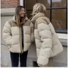Mens Winter Jacket Down Parkas Designer Men Puffer Coats Fleece Jackets Ytterkläder Stand Collar North Letter Women Clothing S-L