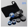 Kit d'objectif de caméra Macro grand Angle à Clip Fisheye, pour iPhone Huawei Samsung Xiaomi Smartphones ZZ