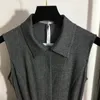 Casual Kleider 2024 Hohe Qualität Grau Kleid Frauen Sommer Plissee Ärmelloses Hemd Mode Atemberaubende Maxi mit Gürtel