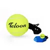 Teloon Palla da rimbalzo per allenatore di tennis con corda per strumento di allenamento per la pratica del tennis per adulti o bambini principianti 240322