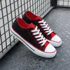 Casual Schuhe Freizeit Leinwand Sneaker Mode Flache Atmungsaktive Schnürung Sportlich Niedrigen Hilfe Paar Board Zapatos Para Muje