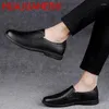 Scarpe casual Designer di lusso di alta qualità Mocassini da lavoro da uomo Mocassini slip on da uomo fatti a mano alla moda in stile britannico