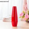 Vases Vase en céramique rouge grande taille fleur porcelaine moderne table de mode pour la décoration de mariage européen