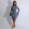 Casual Dresses 10 grossist sexiga paljetter klänning sommar kvinnor mini bodycon ärmlös se genom fest nattklubb slitage bulk 10700