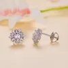 Stud Earrings Self Product 925 Sterling Silver High Moissanite Quality With Stars And Five Jewelry Making Fit Party