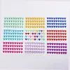 36 12mm Aşk Akrilik Pırlanta Çıkartmaları Çocuk Oyuncak Aksesuarları El Yapımı DIY Renkli Elmas Üreticiler Toptan