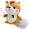 Petit écureuil jouets en peluche pendentif Version coréenne d'écureuil peluche sac ornements en gros 3 couleurs