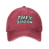 Ball Caps They Shook - Rap/Hip-Hop Art Cowboy Hat Bobble Funny Dad Men'S Cap Women'S