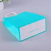 Cadeau cadeau 10pcs fête sac en papier kraft avec poignées recyclables emballage d'emballage fournitures d'anniversaire bonbons friandises fourre-tout en gros