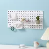 Hooks Perforation-free Household Hole Plate Wall Dormitory Kitchen Bathroom Shelf Storage Rack Partition