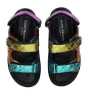 Sandals Fashion Womens Chaussures 2024 Sandale féminine grande taille Toe Round Toe Clogs avec talon Luxury Low Comfort Girls Beach Big Multicolore