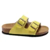 Designer Boston Klompen Sandalen Slippers Kurk Platte Mode Zomer Lederen Glijbaan Favoriete Strand Casual Schoenen Dames Heren Arizona Mayari