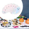 Dîner jetable 8pcs Halloween Tarthed Party Decorative Plates Paper Plate Ghost Dîner