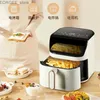 Luchtfriteuses Deep Fryer Visual Air Fryer Elektromechanische ovenintegratie Multifunctioneel Automatisch Intelligent Delicious Geroosterde kip Y240402