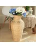 Vases Floor-Standing Nordic Rattan Vase Decoration Living Room Decorative Flower Arrangement Bottle