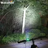 Luci Bike Light Front Light 5000 Lumens X3 3*T6 LED Mountain Bicycle Bicycle Ciclaggio Flashlight Flashlight 18650 Batteria Lampada 3 Modalità