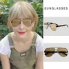 Sonnenbrille Sunglasess Frau Sommer 2024 Mode Mann Objektiv Pilot Polarisierte Gläser Im Trend Vintage Party Zubehör Trendy