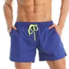 Men's Shorts Summer Beach Shorts Mens Shorts Solid Color Breathable Quick Drying Swimming Shorts Surfing Mens Plus Size S-4XL Swimming Brand LuggageC240402