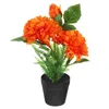 Flores decorativas Decorações de banheiros simulados peony bonsai artificial adornos