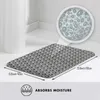 Tapis en acier métal Texture motif 3D articles ménagers tapis tapis tapis coussin noir carbone brutal tendance visage homme fer