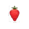 Party Decoration Crystal Strawberry Ornament Decor Fruit Table Prornment Figurer sovrum kök konstgjort hem skrivbordskontor