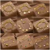 豪華なデザイナーNew Gold and Silver Bracelet Fashion Women's Letter Pendant Clover Bracelet Wedding Special Design Jewelry Quality