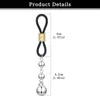 Other Health Beauty Items Mens stainless steel fake pin ring flower bell pendant ball chain decoration fake pin ring unperforated body jewelry 1 set Y240402