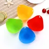 Cuiseur à œufs en silicone A2571, cuiseur à œufs en silicone de qualité alimentaire, haute température, gadget de cuisine, porte-œufs